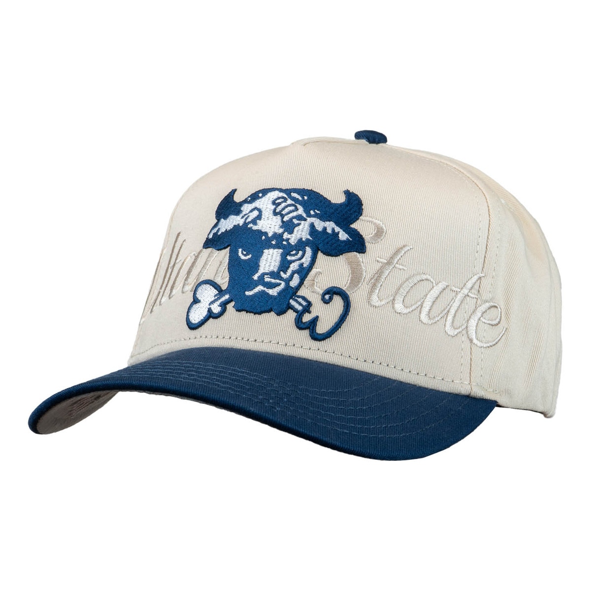 Utah state retro embroidered aggie bull unisex cap